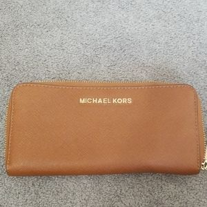 Michael Kors zip around wallet